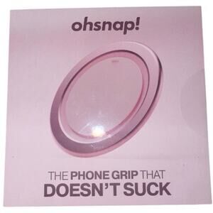ohsnap! Snap Grip 5 UltraThin Magnetic Stand MagSafe - all phones - Pick Me Pink